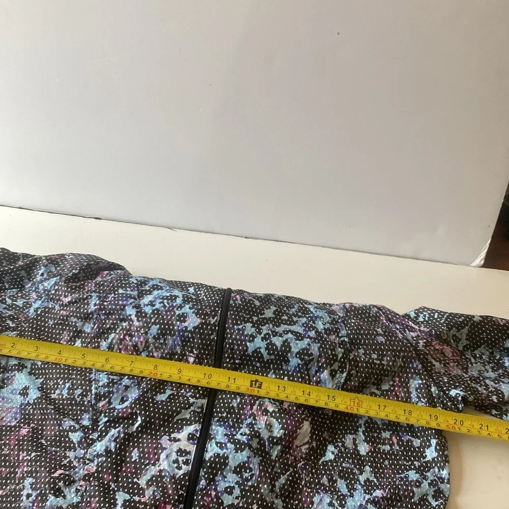 Lululemon Back Pack It Jacket Floral Sport Tranquil Blue Multi